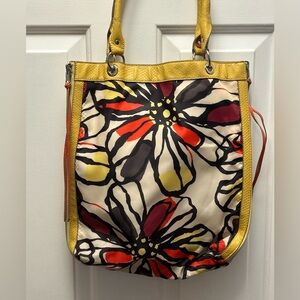 RELIC Avondale reversible Tote yellow/ multicolored